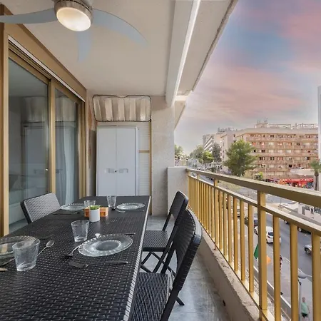 Salou-modern-pool-5'playa-2room-portavntura-ac13 Apartment Salou